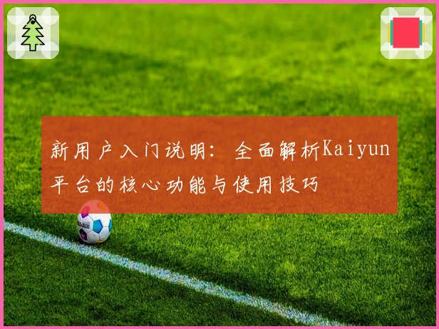 新用户入门说明：全面解析Kaiyun平台的核心功能与使用技巧